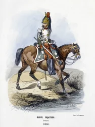 Garde Impériale : Dragon en 1856 - dans « Histoire de l