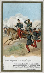 Dans ma famille, on ne recule pas ! Réponse du duc d