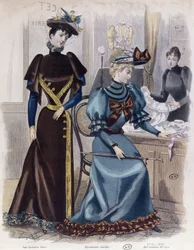 Dans la boutique de lingerie, 1892