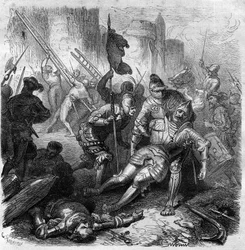 Bataille contre Henri IV du Saint-Empire romain germanique le 14 octobre
