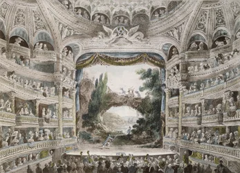 Intérieur du Théâtre de la Comédie Française en 1791, d