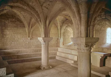 Intérieur de la salle capitulaire de l