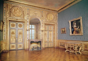 Vue intérieure du Petit Salon, vers 1660