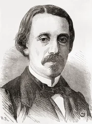 Jean Bernard Léon Foucault, de Les Merveilles de la Science, publié vers 1870 (gravure)