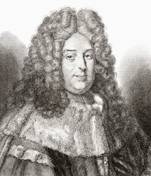 Jean Bouhier, 1673 - 1746. Magistrat français, jurisconsulte, historien, traducteur, bibliophile et érudit. De Les Heures Libres publié en 1908.