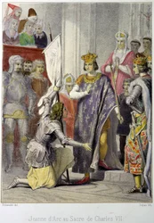 Jeanne d’Arc au sacre de Charles VII