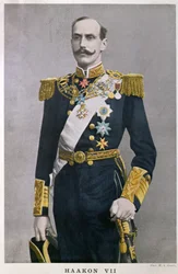 Roi Haakon VII de Norvège (1872-1957), début du 20e siècle