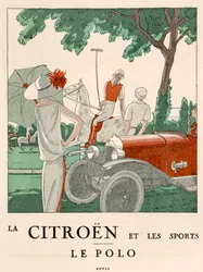 La Citroen et les Sports Le Polo, c.1914 (colour litho)