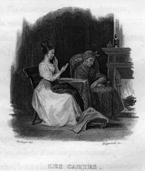 Les cartes Chanson de Béranger dans "Œuvres complètes" (1834) de Pierre Jean de Béranger (1780-1857), poète et chansonnier français.
