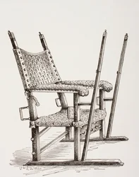 Chaise à porteurs utilisée par Charles Ier d