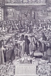 Louis XIV, amour et délice de son peuple, gravure de l