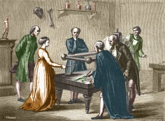 Luigi Galvani, professeur à Bologne, a découvert en 1780 l