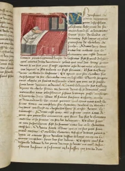 MS Hunter 252 018r Page de Cent Nouvelles Nouvelles, vers 1461-62