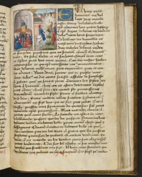 Page de Cent Nouvelles Nouvelles, c.1461-62