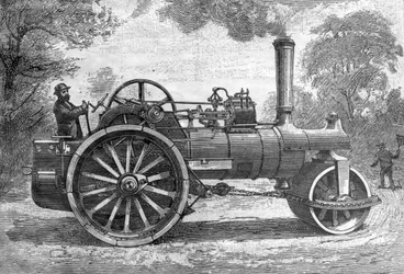 Machine routière, tirée de Science Illustré, 1891