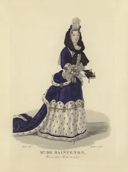 Madame de Maintenon, maîtresse du roi Louis XIV de France