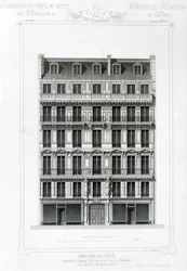 Maison à loyer, No 3 Rue de la Paix, Paris; Architecture Privée au XIXe siècle