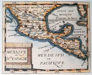 Carte du Mexique ou de la Nouvelle-Espagne, 1625