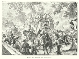 Marche des Parisiens sur Rambouillet