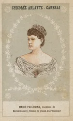 Marie Paulowna, duchesse de Mecklembourg, femme du grand-duc Wladimir