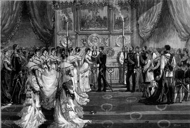 Mariage du prince Arthur de Connaught et Strathearn (1850-1942) et de la princesse Margaret de Prusse (1860-1917)