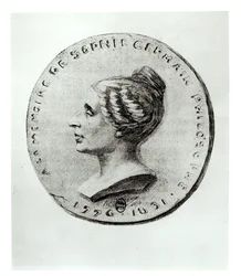 Médaille représentant Sophie Germain (1776-1831)