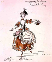 Mlle Guimard en Terpsichore, dans un livret de Louis Fuzelier, composé par Mondonville, fac-similé par A. Guillaumot Fils