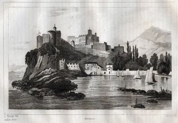 Monaco - Gravure de « L