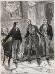 Monarchie de Juillet - novembre 1834 - Adolphe Thiers (1797-1897) chez le duc d