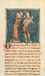 Ophtalmologie, illustration de La Chirurgie de Maître Henri de Mondeville