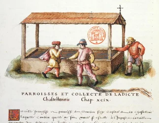 Ms 3243 La Fontaine de Saint-Pardoux, Puy-de-Dôme, illustration de 