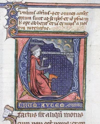 Ms 3469 Illumination de la Physique par Aristote (384-322 av. J.-C.)