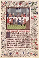 Ms 370 fol.184 La Cène
