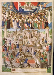 Ms Fr 18 Fol.3v La Cité de Dieu, d