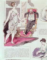 Négligé orgiaque, illustration de La Vie Parisienne, c.1870-80