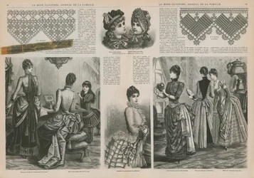 Page de La Mode Illustrée