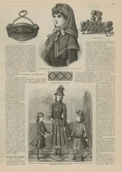 Page de La Mode Illustrée, 1885