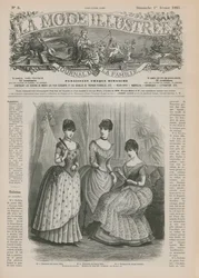Page de La Mode Illustrée, 1885