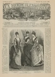 Page de La Mode Illustrée, 1885