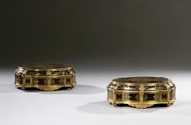 Paire de coffrets Louis XIV, c.1700-15