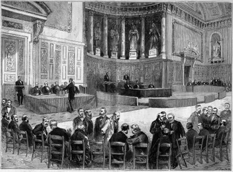 Palais du Luxembourg à Paris : élection du 30 janvier pour l