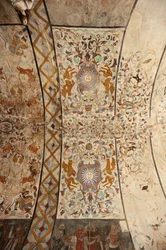 Église paroissiale (Església de la Mare de Déu de Solers). Intérieur. La nef, les plafonds. Peintures murales. XVIe siècle (?).