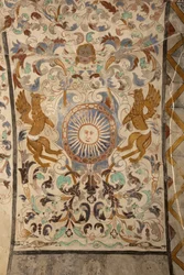 Église paroissiale (Església de la Mare de Déu de Solers). Intérieur. Les nefs. Peintures murales. (détail). XVIe siècle (?).