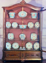 Partie du service de Melbourne de Sèvres, 1770-71