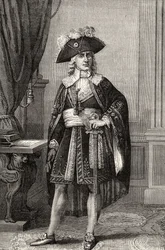 Paul François Jean Nicolas Comte de Barras (1755-1829), de "Histoire de la Révolution Française" par Louis Blanc