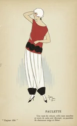 Paulette from Toujours Chic, pub.1921-22 (pochoir print)