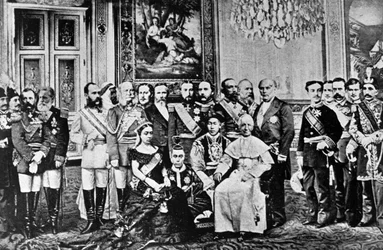 Photomontage des dirigeants mondiaux, 1867