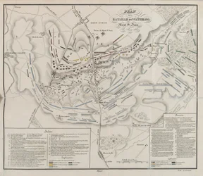 Plan de la bataille de Waterloo, Mont St Jean
