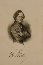 Portrait et signature d