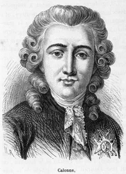 Portrait de Charles Alexandre de Calonne (1734-1802) - dans «Histoire de France» par Henri Martin